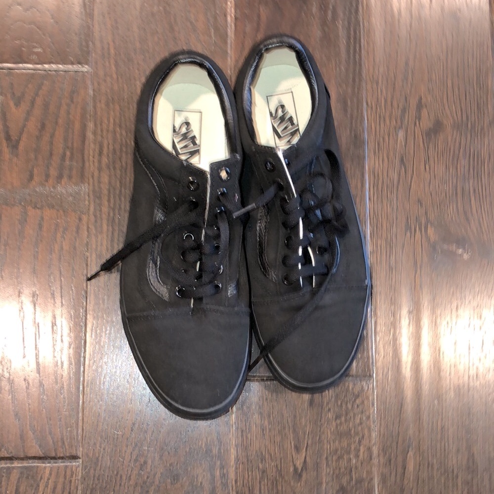 Vans mens black shoes size 11 1/2 - Picture 8 of 8